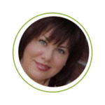 Smiling lady with dark hair - realtor